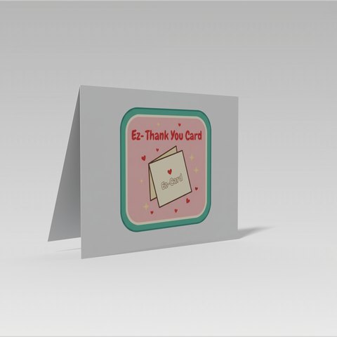 Thank You Card folded