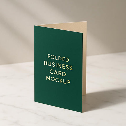 Folded Business Card