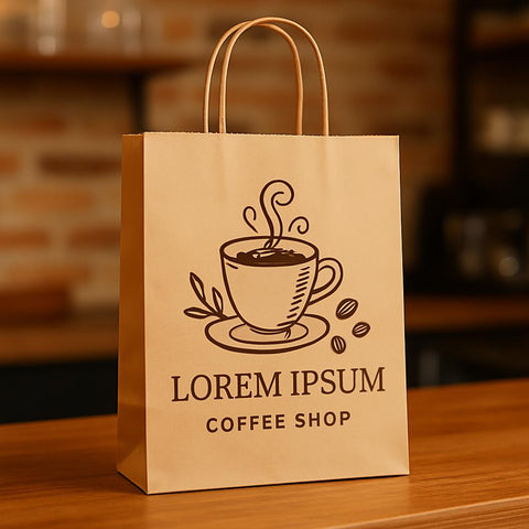 Non Laminated Bags with paper handle